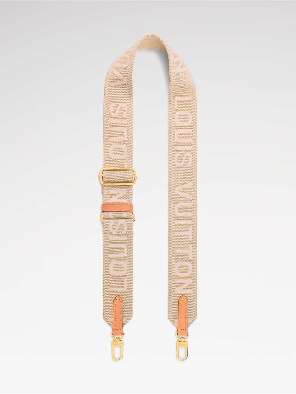Louis Vuitton Beige Adjustable Canvas Bag Strap